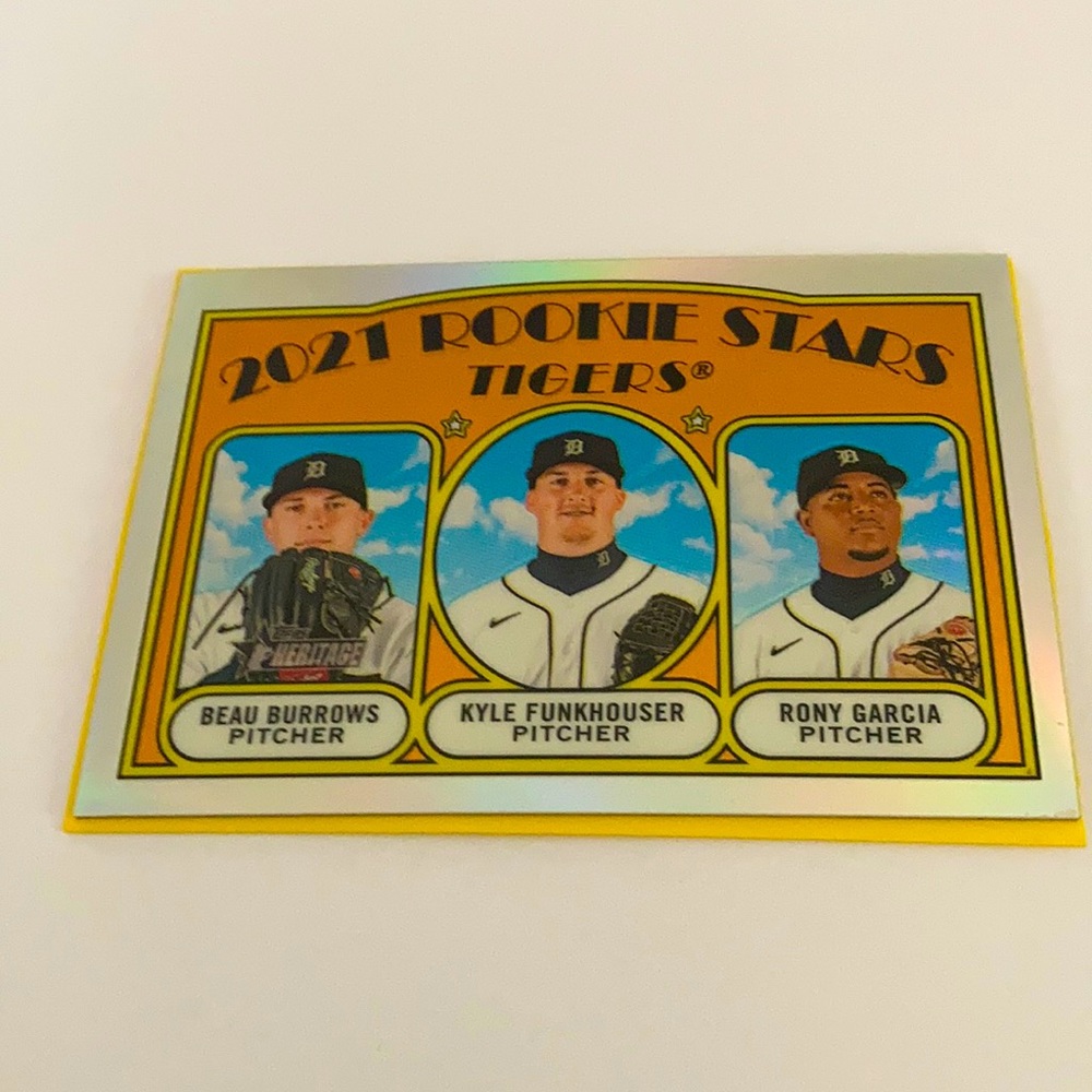 2021 Rookie stars tigers Baseball card